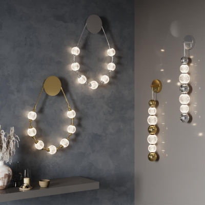 Настенный светодиодный светильник odeon light CRYSTAL 5007/25WL