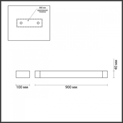 Настенный светодиодный светильник ODEON LIGHT ARNO 3888/24WB