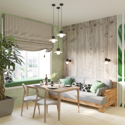 Настенный светодиодный светильник odeon light Hatty 5014/1WD