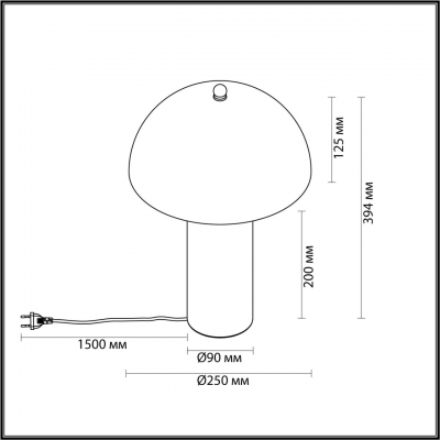 Настольная лампа ODEON LIGHT MIDCENT 7088/2T