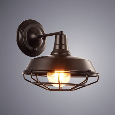 Настенный светильник Arte Lamp Ferrico A9183AP-1BK