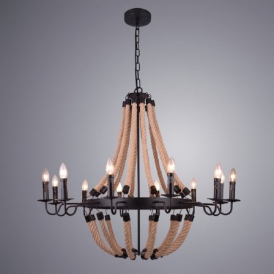 Люстра подвесная Arte Lamp Marsiglia A8956LM-12BK