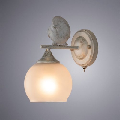 Настенный светильник Arte Lamp Gemelli A2150AP-1WG Настенный светильник Arte Lamp Gemelli A2150AP-1WG