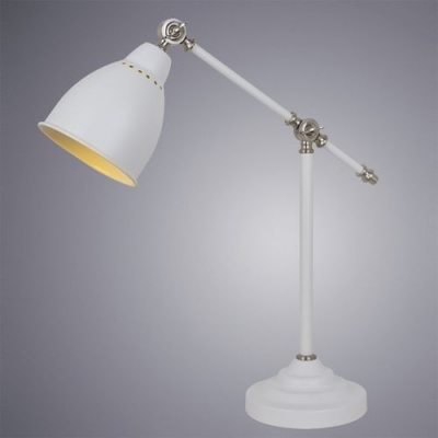 Настольная лампа Arte Lamp Braccio A2054LT-1WH Настольная лампа Arte Lamp Braccio A2054LT-1WH
