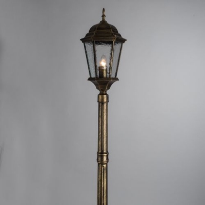 Уличный фонарь Arte Lamp Genova A1207PA-1BN