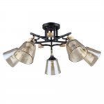 Потолочная люстра ARTE LAMP GLASSY A5078PL-5BK
