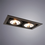 Встраиваемый светильник Arte Lamp Cardani A5949PL-2BK