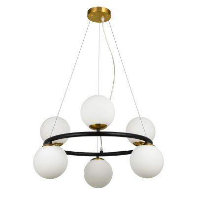 Подвесная люстра ARTE LAMP ALCOR A2224SP-6BK
