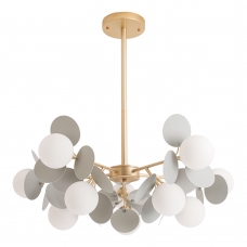 Потолочная люстра ARTE LAMP PEACOCK A1369SP-10GY
