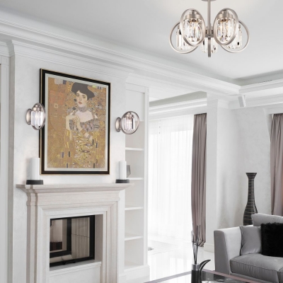 Бра Eurosvet Loraine 10095/1 сатинированный никель Бра Eurosvet Loraine 10095/1 сатинированный никель