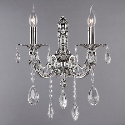 Двойное бра Bogate's Carmina 405/2 серебряный