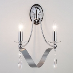 Двойное бра Eurosvet Adelia 60064/2 хром