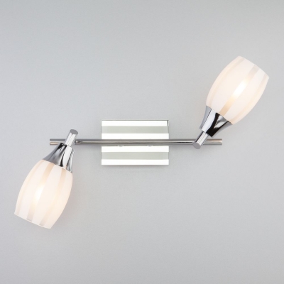 Двойное бра Eurosvet Meridiane 20129/2 хром Двойное бра Eurosvet Meridiane 20129/2 хром