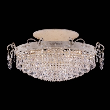 Хрустальная люстра Bogate's Empress 305/8 белый с золотом
