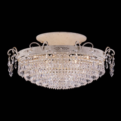 Хрустальная люстра Bogate's Empress 305/8 белый с золотом