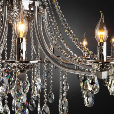 Люстра Bogate's Liguria 314/8 никель