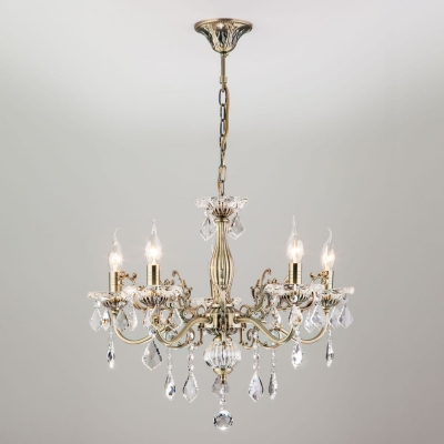 Люстра Eurosvet Elisha 3281/5 белый с золотом