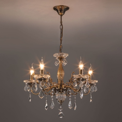 Люстра Eurosvet Elisha 3281/5 белый с золотом