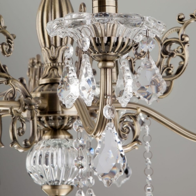 Люстра Eurosvet Elisha 3281/5 белый с золотом