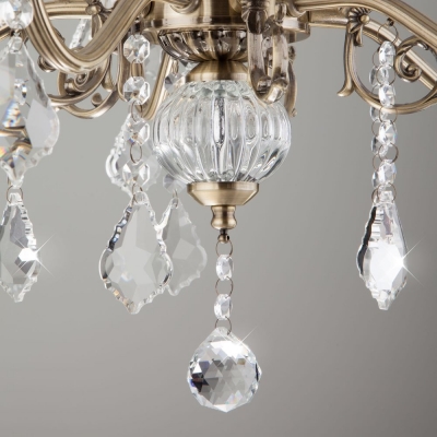 Люстра Eurosvet Elisha 3281/5 белый с золотом