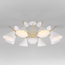 Люстра потолочная Eurosvet Apart 70114/8 белый;золото
