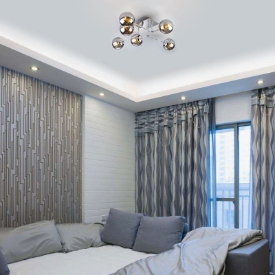 Люстра потолочная Eurosvet Evita 30140/6 хром