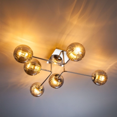 Люстра потолочная Eurosvet Evita 30140/6 хром