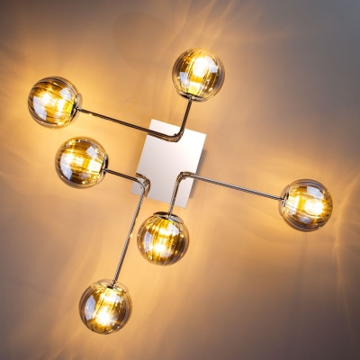 Люстра потолочная Eurosvet Evita 30140/6 хром