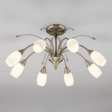 Люстра потолочная Eurosvet Ginevra 30280/8 античная бронза