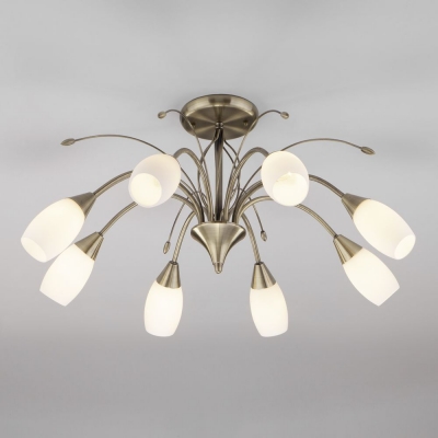 Люстра потолочная Eurosvet Ginevra 30280/8 античная бронза