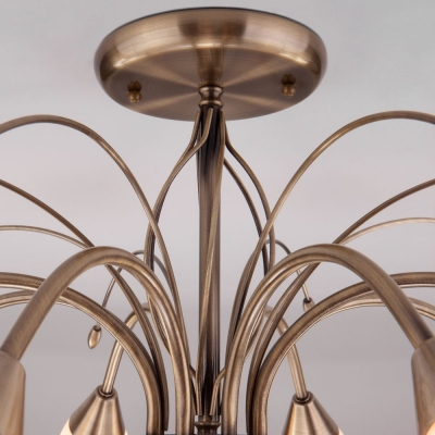 Люстра потолочная Eurosvet Ginevra 30280/8 античная бронза