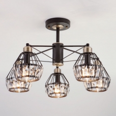 Люстра потолочная Eurosvet Lord 70075/5 чёрный