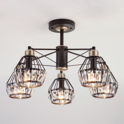 Люстра потолочная Eurosvet Lord 70075/5 чёрный