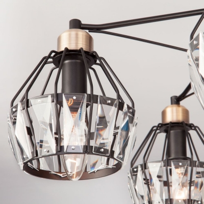 Люстра потолочная Eurosvet Lord 70075/5 чёрный