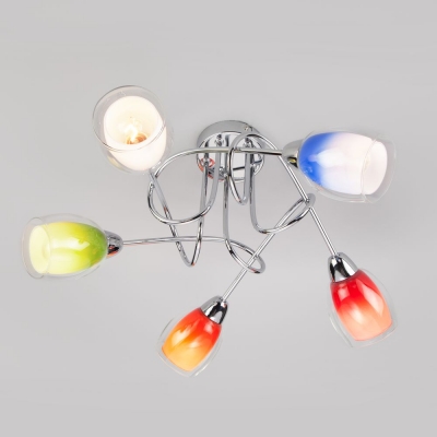 Люстра потолочная Eurosvet Monpasie 2267/5 хром