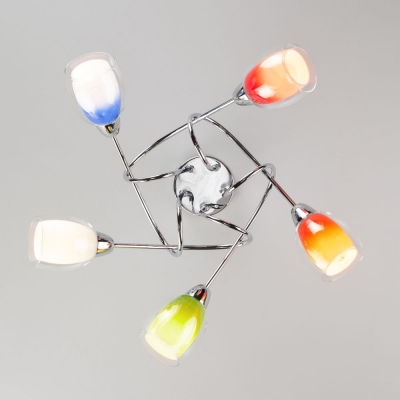 Люстра потолочная Eurosvet Monpasie 2267/5 хром