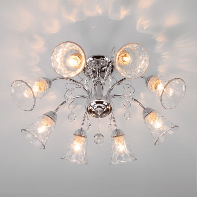 Люстра потолочная Eurosvet Norene 30157/8 хром Люстра потолочная Eurosvet Norene 30157/8 хром