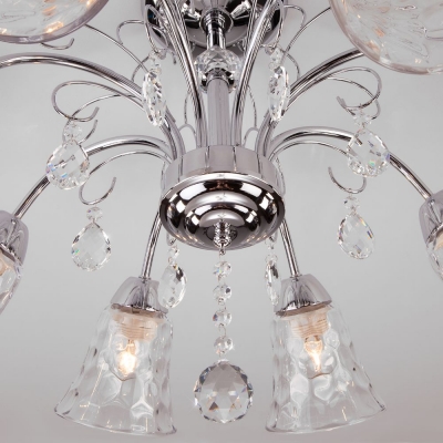 Люстра потолочная Eurosvet Norene 30157/8 хром Люстра потолочная Eurosvet Norene 30157/8 хром