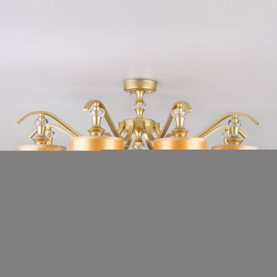 Люстра потолочная Eurosvet Ofelia 60070/8 серебряный