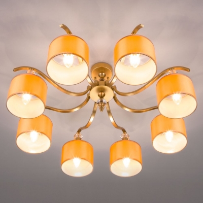 Люстра потолочная Eurosvet Ofelia 60070/8 серебряный