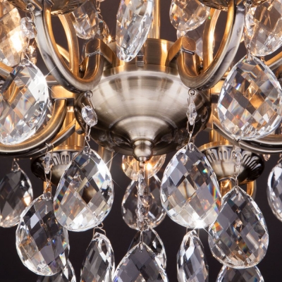 Люстра потолочная Eurosvet Rosita 10022/6 белый с золотом Люстра потолочная Eurosvet Rosita 10022/6 белый с золотом