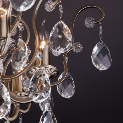 Люстра потолочная Eurosvet Rosita 10022/6 белый с золотом Люстра потолочная Eurosvet Rosita 10022/6 белый с золотом