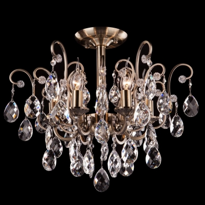 Люстра потолочная Eurosvet Rosita 10022/6 белый с золотом Люстра потолочная Eurosvet Rosita 10022/6 белый с золотом