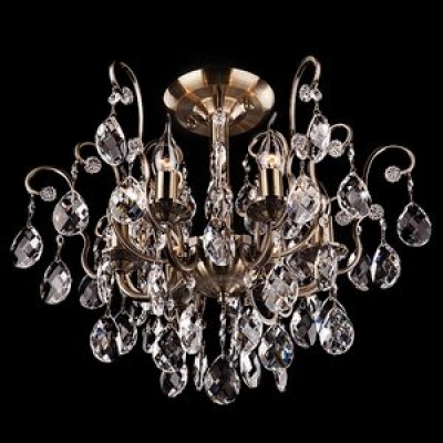 Люстра потолочная Eurosvet Rosita 10022/6 белый с золотом Люстра потолочная Eurosvet Rosita 10022/6 белый с золотом