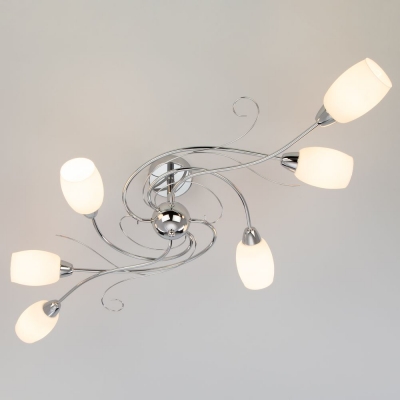 Люстра потолочная Eurosvet Savanna 70036/6 хром Люстра потолочная Eurosvet Savanna 70036/6 хром