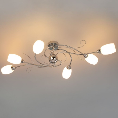 Люстра потолочная Eurosvet Savanna 70036/6 хром Люстра потолочная Eurosvet Savanna 70036/6 хром