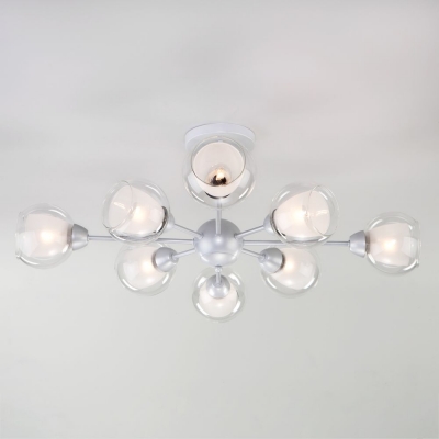 Люстра потолочная Eurosvet Vivien 30163/8 матовое серебро Люстра потолочная Eurosvet Vivien 30163/8 матовое серебро