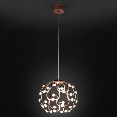 Подвесной светодиодный светильник Bogate's Drops 431/1 розовое золото