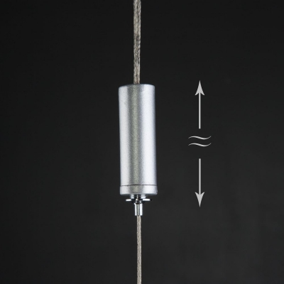Подвесной светодиодный светильник Eurosvet Sender 90072/1 серебряный