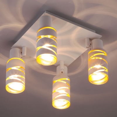 Потолочный светильник Eurosvet Flute 20085/4 белый Потолочный светильник Eurosvet Flute 20085/4 белый